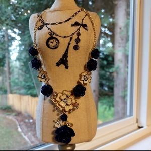 Amrita Singh Versailles Floral Bib Nceklace